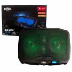 Suporte P/notebook C/4 Fan E Ent. Usb C/ Contr. Vel. - Dx-006  Verde