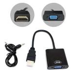 Adaptador Hdmi P/ Vga Fêmea C/ Saída De Áudio Kp-3468