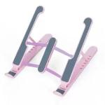 Suporte P/notebook Dobravel Abs (blister) Rosa Ref. Le-3605