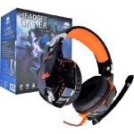 Fone Gamer C/ Microfone 7.1 P3 P/ Pc Ps4 Xbox-one Celular - Kp-455a Laranja