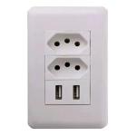 Mdc. Tomada Parede C/ 2 Usb Ref. Hc