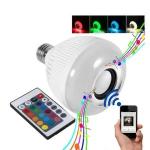 Lâmpada Led Music Bluetooth 12w Rgb-e27 - Wj-l2