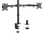 Suporte Mesa Articulado P/ 2 Monitores 13"a 32" - Preto